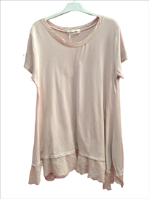 Blusón "Camisetero blonda" | 722045 | Ropa y complementos para todas, tallas grandes, moda casual, elegante y cómoda.