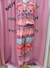 Mono "Geometría" | 001069 | Ropa y complementos para todas, tallas grandes, moda casual, elegante y cómoda.