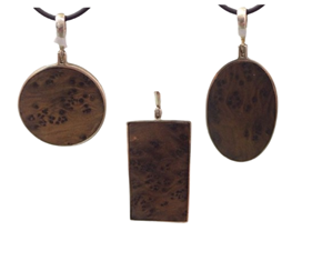 Colgante de piedra de Jade engarzada en Plata | 00-36P-011-10-2690 | Ropa y complementos para todas, tallas grandes, moda casual, elegante y cómoda.