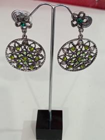 Pendientes "Rosetón" | 008248 | Ropa y complementos para todas, tallas grandes, moda casual, elegante y cómoda.