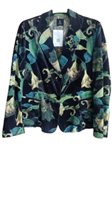 Americana Hojas | 00-16-005-10-1590 | Ropa y complementos para todas, tallas grandes, moda casual, elegante y cómoda.