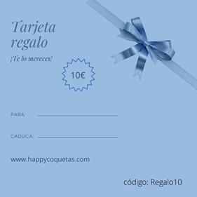 Tarjetas de regalo para hombre y mujer | Regalo-10 | Ropa y complementos para todas, tallas grandes, moda casual, elegante y cómoda.