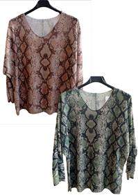 Jersey "Pitón" | 502508-b | Ropa y complementos para todas, tallas grandes, moda casual, elegante y cómoda.