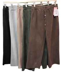 Pantalon ancho de Chandal Polar  | 45-7-051-33-1420 | Ropa y complementos para todas, tallas grandes, moda casual, elegante y cómoda.