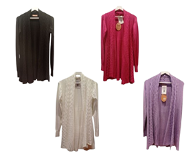 Chaqueta mujer larga de punto "Trenza" | 69-16-013-25-2090 | Ropa y complementos para todas, tallas grandes, moda casual, elegante y cómoda.