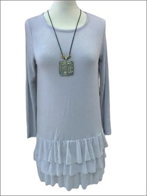 Vestido "Volantes | 591128 | Ropa y complementos para todas, tallas grandes, moda casual, elegante y cómoda.