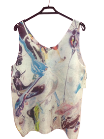 Camiseta "Olas" | 452142 | Ropa y complementos para todas, tallas grandes, moda casual, elegante y cómoda.