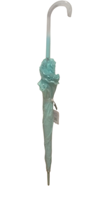 Paraguas Plástico Transparente con Bordados en borde | 35-25-019-10-1290 | Ropa y complementos para todas, tallas grandes, moda casual, elegante y cómoda.