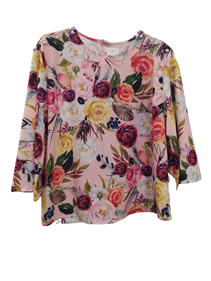 Blusa "Flores" | 352380 | Ropa y complementos para todas, tallas grandes, moda casual, elegante y cómoda.