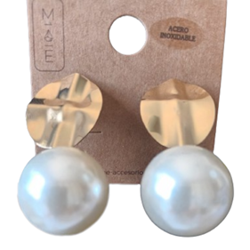 Pendientes "Perlas grandes" | 308569 | Ropa y complementos para todas, tallas grandes, moda casual, elegante y cómoda.