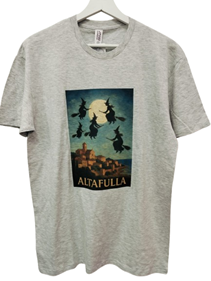 Camiseta de manga corta Personalizada. 5 Brujas volando sobre Altafulla | 51-83C-004-85-1585 | Ropa y complementos para todas, tallas grandes, moda casual, elegante y cómoda.