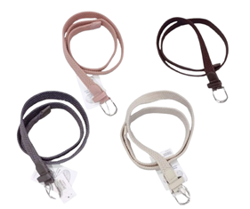 Cinturón estrecho de tela elástica trenzado | 14-23-001-34-690 | Ropa y complementos para todas, tallas grandes, moda casual, elegante y cómoda.