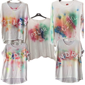 Camiseta "Nombre"  | 009041 | Ropa y complementos para todas, tallas grandes, moda casual, elegante y cómoda.