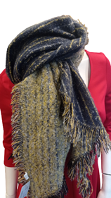 Bufanda Rayas Doble cara | 250114 | Ropa y complementos para todas, tallas grandes, moda casual, elegante y cómoda.