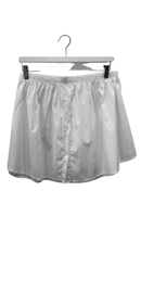 Falda Corta fina Blanca | 45-13-003-1-1590 | Ropa y complementos para todas, tallas grandes, moda casual, elegante y cómoda.