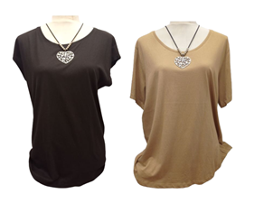 Camiseta Lisa | 182555 | Ropa y complementos para todas, tallas grandes, moda casual, elegante y cómoda.