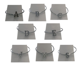 Anillo de Acero Letra | 10-33A-009-5-590 | Ropa y complementos para todas, tallas grandes, moda casual, elegante y cómoda.