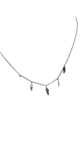 Collar "Lagrimas de Hojas" | 100412 | Ropa y complementos para todas, tallas grandes, moda casual, elegante y cómoda.