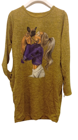 Vestido "Amo a Txisco" | 381176 | Ropa y complementos para todas, tallas grandes, moda casual, elegante y cómoda.