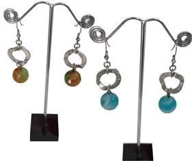 Pendientes "Aro y bola" | 008240 | Ropa y complementos para todas, tallas grandes, moda casual, elegante y cómoda.