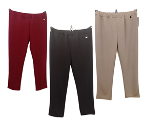 Pantalón liso elástico | 483147 | Ropa y complementos para todas, tallas grandes, moda casual, elegante y cómoda.