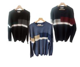 Jersey Hombre cuello redondo, dos colores | 78-55-001-39-2390 | Ropa y complementos para todas, tallas grandes, moda casual, elegante y cómoda.