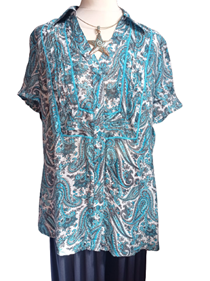 Blusa "Paisley"  | 312212 | Ropa y complementos para todas, tallas grandes, moda casual, elegante y cómoda.