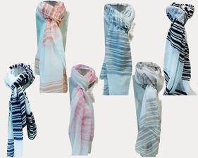Pashmina "Rayas" | 100068 | Ropa y complementos para todas, tallas grandes, moda casual, elegante y cómoda.