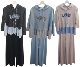Conjunto Chandal elegante LOVE | 186-66-012-1-5290 | Ropa y complementos para todas, tallas grandes, moda casual, elegante y cómoda.