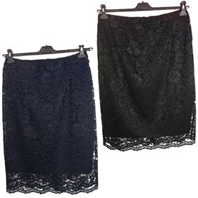 Falda recta puntilla "Vintage" | 603541 | Ropa y complementos para todas, tallas grandes, moda casual, elegante y cómoda.