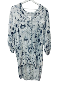 Vestido o blusón camisero estampado de flores  | 681135 | Ropa y complementos para todas, tallas grandes, moda casual, elegante y cómoda.