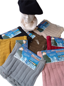 Cuellos - bragas colores lisos, franjas de punto | 150118 | Ropa y complementos para todas, tallas grandes, moda casual, elegante y cómoda.