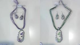 Juego collar y pendientes "Estalactitas" | 158338 | Ropa y complementos para todas, tallas grandes, moda casual, elegante y cómoda.