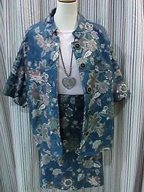 Chaqueta y falda estampada. Talla grande | 111134 | Ropa y complementos para todas, tallas grandes, moda casual, elegante y cómoda.