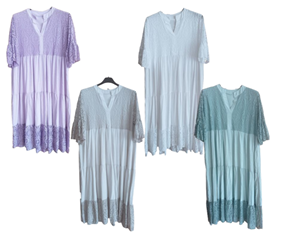 Vestido Boho chic | 11-1-002-7-3090 | Ropa y complementos para todas, tallas grandes, moda casual, elegante y cómoda.