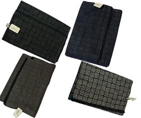 Bufanda hombre bicolor cachemire "laberinto" | 230110 | Ropa y complementos para todas, tallas grandes, moda casual, elegante y cómoda.