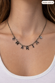 Collar de Acero Nombre de mujer | 25-36A-007-5-990 | Ropa y complementos para todas, tallas grandes, moda casual, elegante y cómoda.