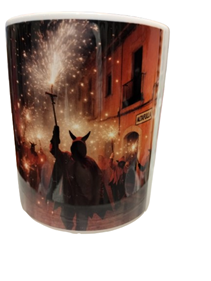 Taza de ceramica. Correfocs de Altafulla | 15-83T-010-87-990 | Ropa y complementos para todas, tallas grandes, moda casual, elegante y cómoda.