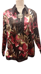 Blusa Flores | 002011 | Ropa y complementos para todas, tallas grandes, moda casual, elegante y cómoda.