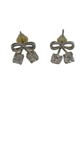 Pendientes "Lazo de Cristal" | 008281 | Ropa y complementos para todas, tallas grandes, moda casual, elegante y cómoda.