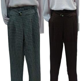 Pantalones "Pata de gallo" | 364002 | Ropa y complementos para todas, tallas grandes, moda casual, elegante y cómoda.