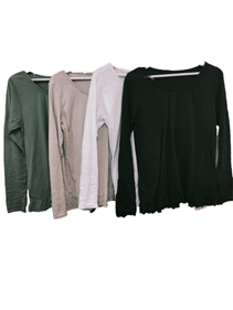 Camiseta manga larga terminada en encajes | 49-2-054-43-1590 | Ropa y complementos para todas, tallas grandes, moda casual, elegante y cómoda.