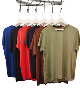 Camiseta de Hombre Basica de manga corta y colores lisos | 18-2-067-49-690 | Ropa y complementos para todas, tallas grandes, moda casual, elegante y cómoda.